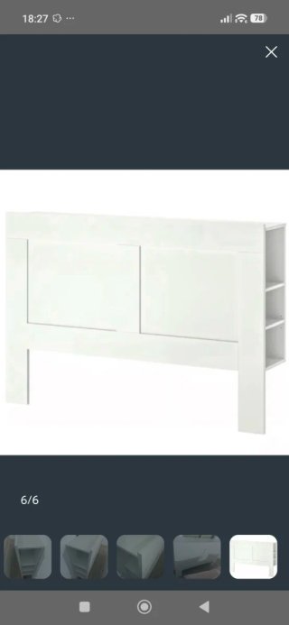 Cabecero Ikea Brimnes Blanco