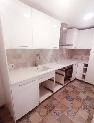 Muebles de cocina Ikea color blanco alto brillo