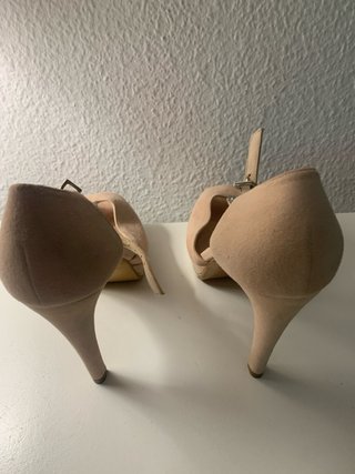 Sandalias Lodi Tacon Beige Talla 38