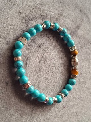 Pulsera Thomas Sabo Turquesa y Plata