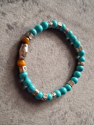 Pulsera Thomas Sabo Turquesa y Plata