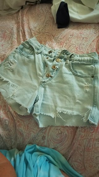 Pantalones cortos vaqueros niña