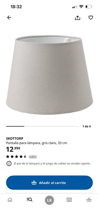 Lámparas colgantes SKOTTORP Ikea sin estrenar