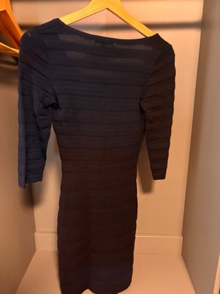 Vestido negro Mango fiesta Talla S