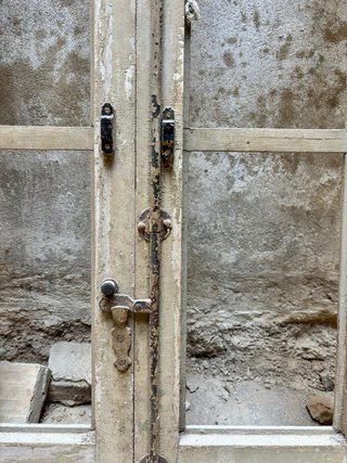 Ventana antigua de madera