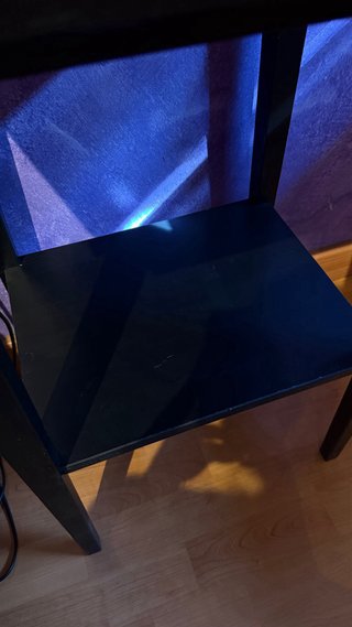 2 Mesitas de Noche Negras