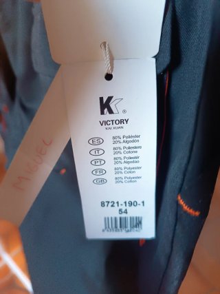 Pantalón corto de trabajo hombre negro/naranja