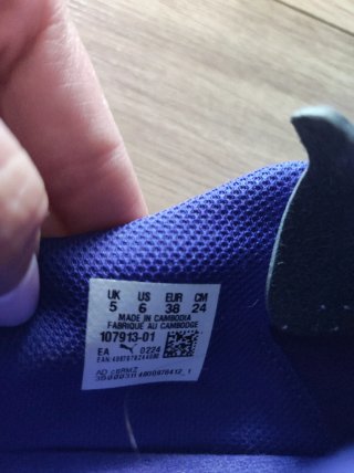 Zapatillas Fútbol Sala Puma Morado/Rosa
