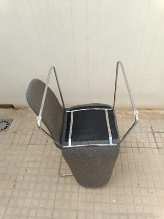 Juego de 2 sillas de comedor grises