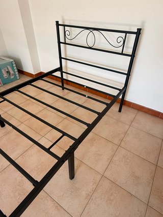 Letto Singolo in Ferro Battuto