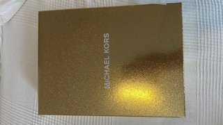 Gorro y bufanda Michael Kors Marrón y Dorado
