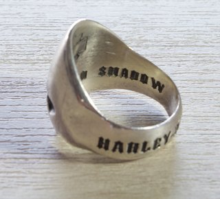 Anillo Harley Davidson de Plata 925, Calavera