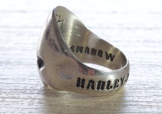 Anillo Harley Davidson de Plata 925, Calavera