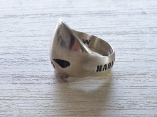 Anillo Harley Davidson de Plata 925, Calavera