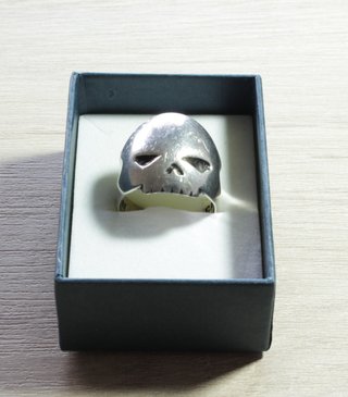 Anillo Harley Davidson de Plata 925, Calavera