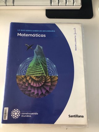 Libro de primero de batchillerato de matematicas