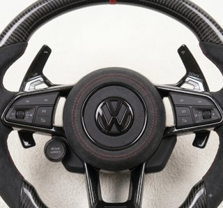 Volante Deportivo VW R Carbono y Alcántara
