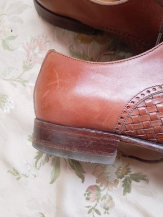 Scarpe eleganti in pelle marrone anni '60 - 39,5