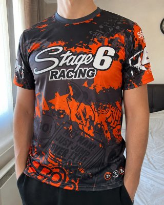 Camiseta Stage6 Racing – estilo moto / scooter