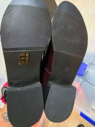 Zapatos charol granate mujer