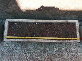 Conjunto de 3 jardineras de piedra
