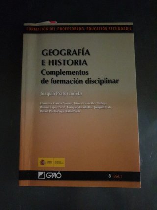 Geografía e historia. Complementos de formación...
