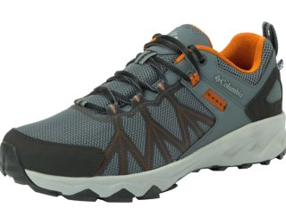 Zapatillas Columbia grises y naranjas