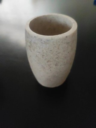 Dosificador Jabón y Vaso Baño Arena Beige