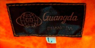 Chaqueta Guangda Vintage Naranja Talla M