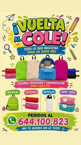 Vuelta al Cole: Mochilas, Estuches y Más