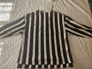 Jersey Zara Rayas Blanco y Negro