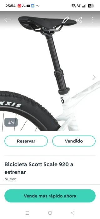 Bicicleta Scott Scale 920 Carbono