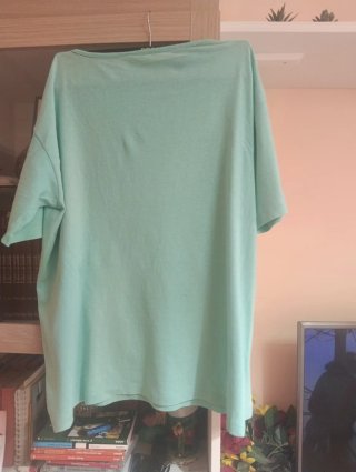 Camiseta verde con estampado Squash Talla XL