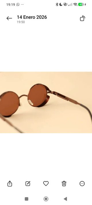 Gafas redondas marrones