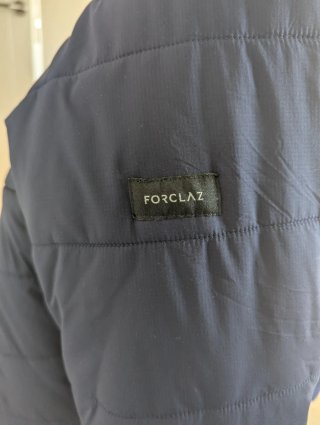 Abrigo Forclaz Trek 500 azul de Decathlon