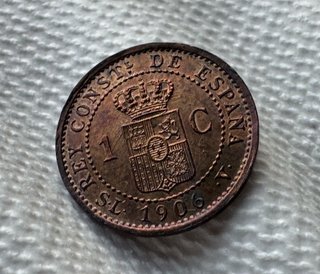 1 Céntimo Alfonso XIII 1906