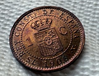 1 Céntimo Alfonso XIII 1906