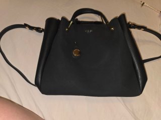Bolso Rodier Negro Piel