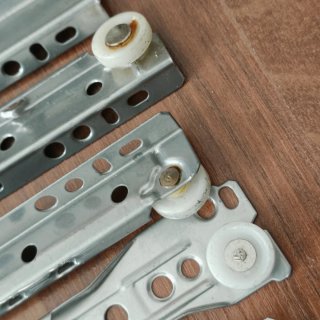 Guías para cajones metálicas 35cm