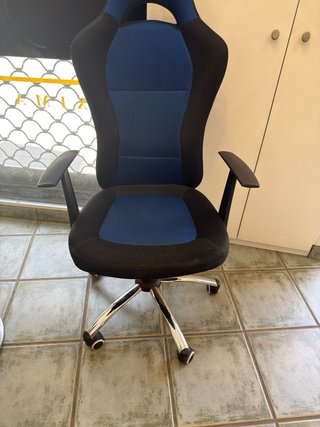 Sedia da Gaming Nera e Blu