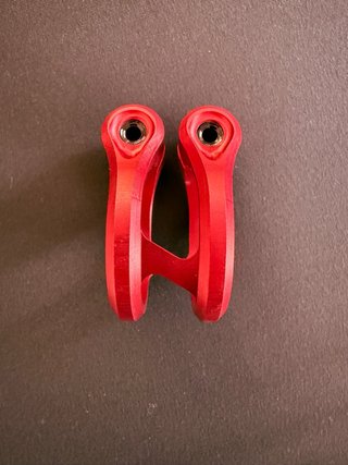 Abrazadera Ethic Sylphe 7075 Ø34.9mm Roja