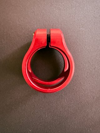 Abrazadera Ethic Sylphe 7075 Ø34.9mm Roja