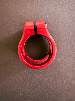 Abrazadera Ethic Sylphe 7075 Ø34.9mm Roja