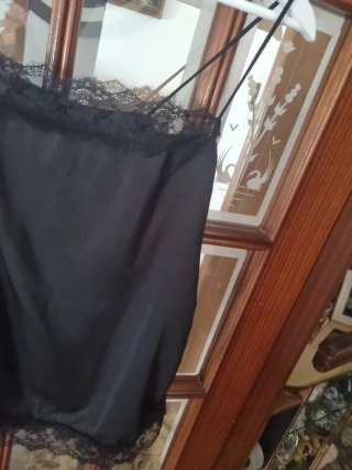 Top tirantes encaje negro nuevo