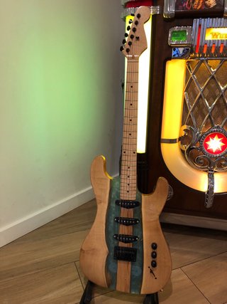 Guitarra Eléctrica con Resina Epoxi