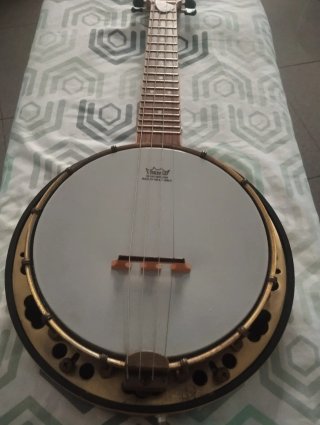 Banjo Ukelele con funda.