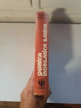 Libro antiguo química inorgánica basica