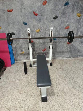 Lote completo de maquinaria y material de Gimnasio