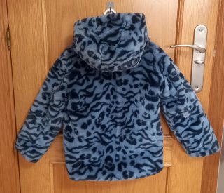 Abrigo Bóboli Reversible Niña Azul Marino 6 Años