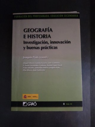 Geografía e historia. Investigación, innovación...